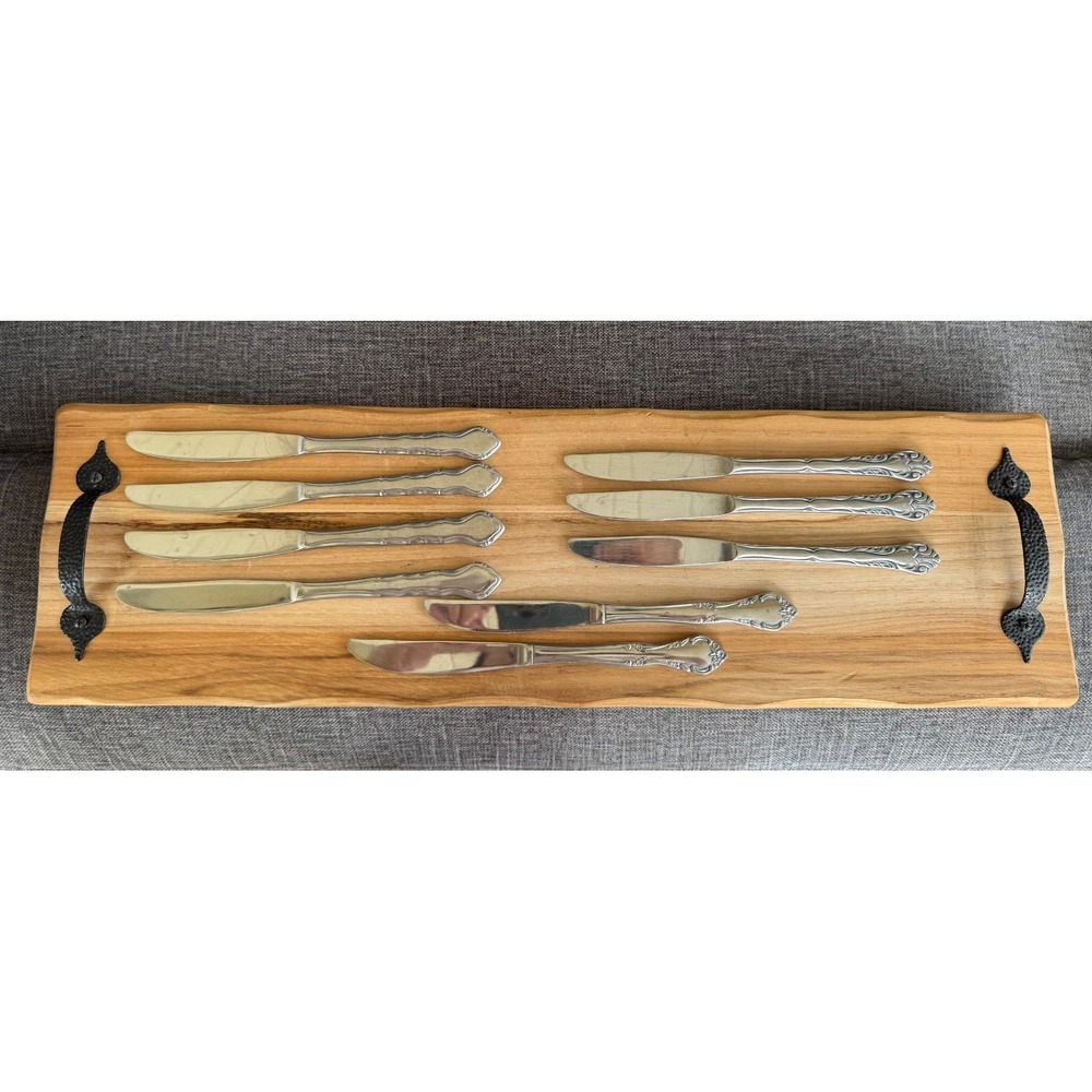 Kitchen butter knifes, Misc, Stainless Steel, Lot of 9